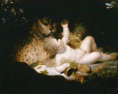 Cupido di guardia da Thomas Stothard