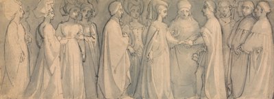 Fregio di un Matrimonio Medievale da Thomas Stothard