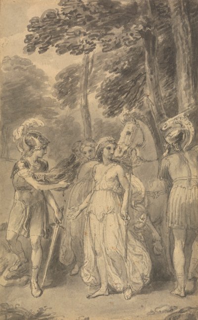 Una delle sei illustrazioni a "Le avventure di Telemaco figlio di Ulisse" di Fénelon da Thomas Stothard