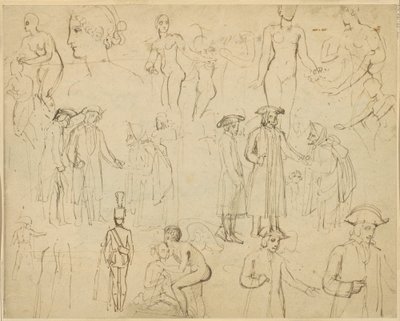 Roger de Coverley e gli Zingari [verso] da Thomas Stothard
