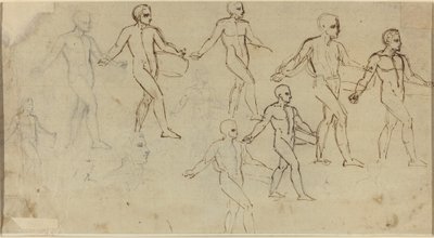Studi di un seminatore (Illustrazione per le Stagioni di Thomson) da Thomas Stothard