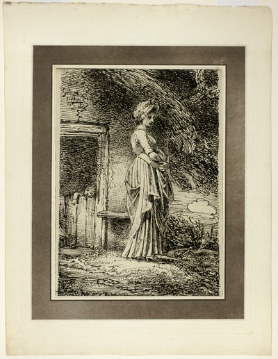 La mela perduta, dal primo numero di Specimens of Polyautography da Thomas Stothard