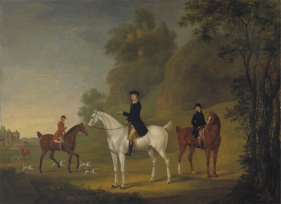 Lord Bulkeley e i suoi segugi, il suo cacciatore John Wells e il frustino R. Jennings da Thomas Stringer