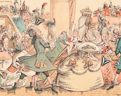 Un ballo di corte nel XVIII secolo da Thomas Strong Seccombe