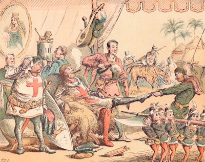 Re Riccardo I in Palestina, c1884 da Thomas Strong Seccombe