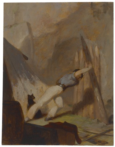Costruzione di un rifugio, c.1856 da Thomas Sully