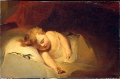 Bambino addormentato (Il bocciolo di rosa) da Thomas Sully