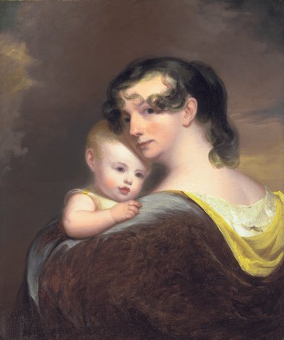 Ritratto di Esther Fortune Warren e sua figlia Hester, 1811 da Thomas Sully