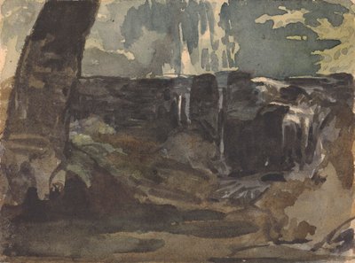 Paesaggio Roccioso, Grande Tronco d