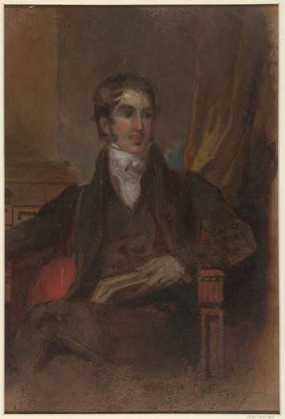 Studio per "Ritratto di James Cornell Biddle," Museum of Fine Arts, Houston, TX da Thomas Sully