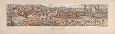 Un set di quattro: Full Cry. Londra, pub. da Thos. McLean, 1824 da Thomas Sutherland