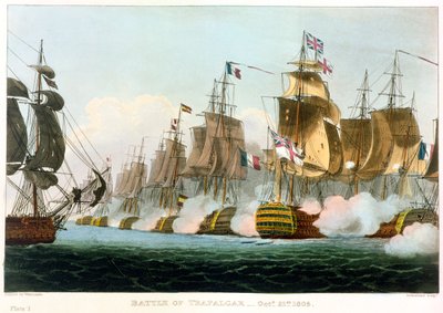Battaglia di Trafalgar, 21 ottobre 1805, 1816 da Thomas Sutherland