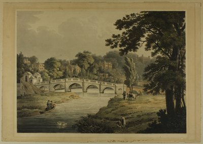 Veduta di Richmond dal ponte da Thomas Sutherland