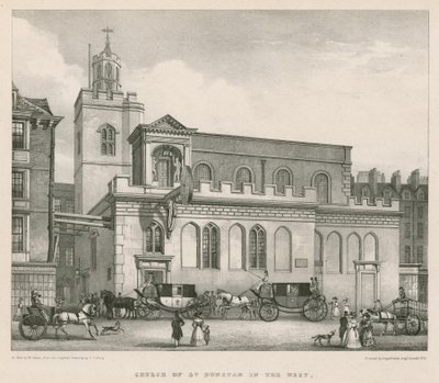 Chiesa di San Dunstan in the West da Thomas Talbot Bury