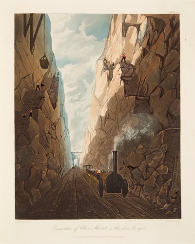 Scavo di Olive Mount, 4 miglia da Liverpool, 1831 da Thomas Talbot Bury