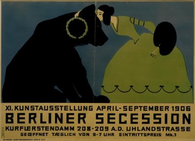 Secessione di Berlino 1906 / T. Heine / Poster, 1906 da Thomas Theodor Heine