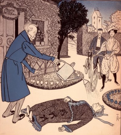 La visita dei novelli sposi da Thomas Theodor Heine