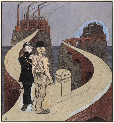 La soluzione della questione sociale, Simplicissimus III/27 da Thomas Theodor Heine
