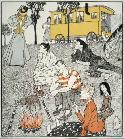 Un incontro. / Oh Puzzi, devo trovarti così! da Thomas Theodor Heine