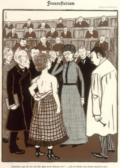Studio delle donne da Thomas Theodor Heine