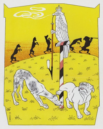 Alano tedesco e Bulldog inglese da Thomas Theodor Heine