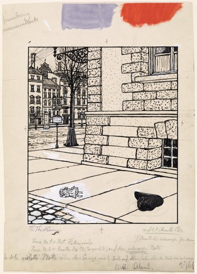 Dopo la dimostrazione di strada; Simplicissimus XIV/52 da Thomas Theodor Heine