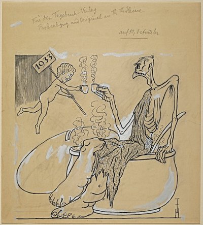 Buon anno 1933 da Thomas Theodor Heine
