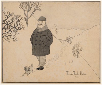 Passeggiata invernale da Thomas Theodor Heine