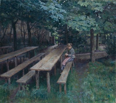 Giardino della locanda a Dachau da Thomas Theodor Heine