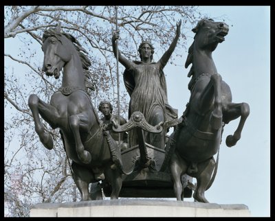 Boadicea, 1850 (bronzo) da Thomas Thornycroft