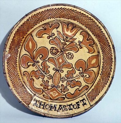 Piatto del Staffordshire, c.1680 da Thomas Toft