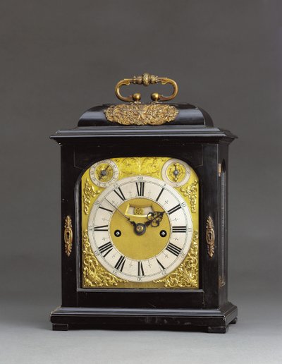 Orologio a staffa montato di Giacomo II con ripetizione dei quarti, no. 166, c.1690-95 da Thomas Tompion