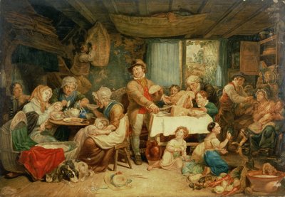 Vivere dei frutti della terra, una festa di campagna da Thomas Unwins