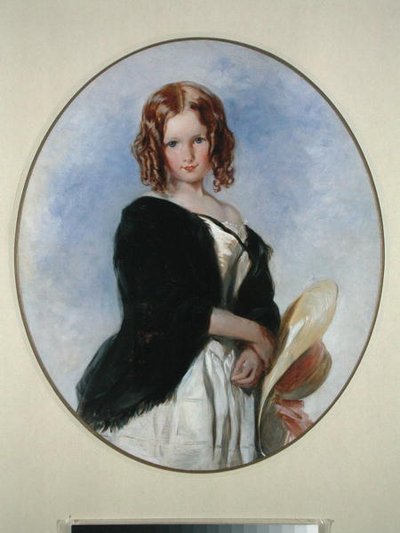 Studio di ritratto di una giovane donna da Thomas Uwins