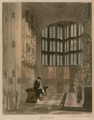 Cappella di Enrico VII; Westminster, Londra da Thomas Uwins