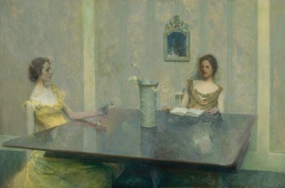 Una lettura, 1897 da Thomas Wilmer Dewing