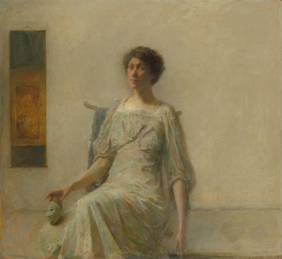 Signora con Maschera, 1911 da Thomas Wilmer Dewing