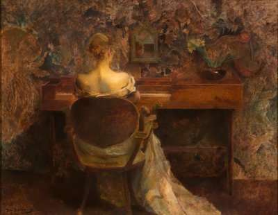 Il clavicembalo, ca. 1902 da Thomas Wilmer Dewing