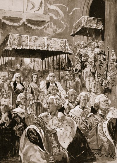 La processione da Westminster Hall all