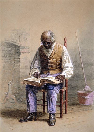 Lettura delle Scritture, 1874 da Thomas Waterman Wood