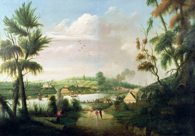 Veduta Generale Nord di Sydney Cove, 1794 da Thomas Watling