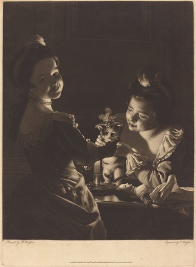 Miss Kitty si veste da Thomas Watson after Joseph Wright