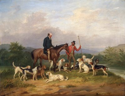 John Lloyd 1771-1829 e George Thomas di Llandyssil, ca. 1817 da Thomas Weaver