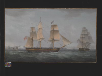 Al largo della costa di Dover da Thomas Whitcombe