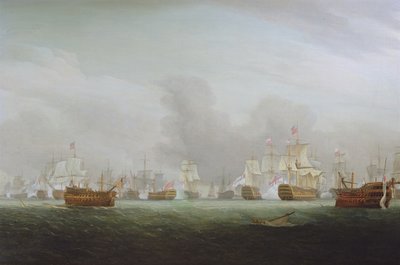 La battaglia del glorioso primo di giugno, 1794 da Thomas Whitcombe