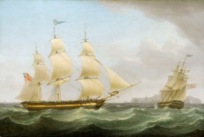 La nave Phoenix, fine XVIII secolo - inizio XIX secolo da Thomas Whitcombe