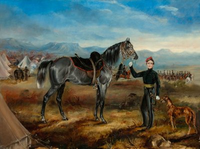 Charley, il cavallo del Capitano T W Goodrich, Cape Mounted Riflemen da Thomas White Goodrich