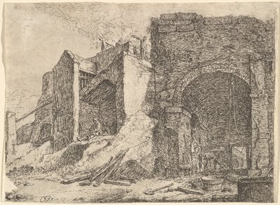 La fucina, XVII secolo da Thomas Wijck