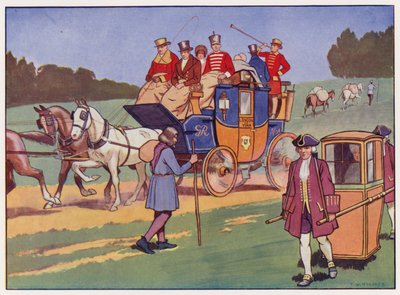 Carrozza e cavalli da soma da Thomas William Holmes