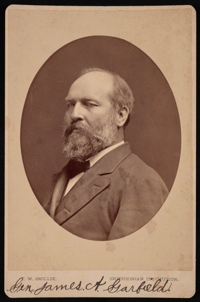 Ritratto di James Abram Garfield da Thomas William Smillie